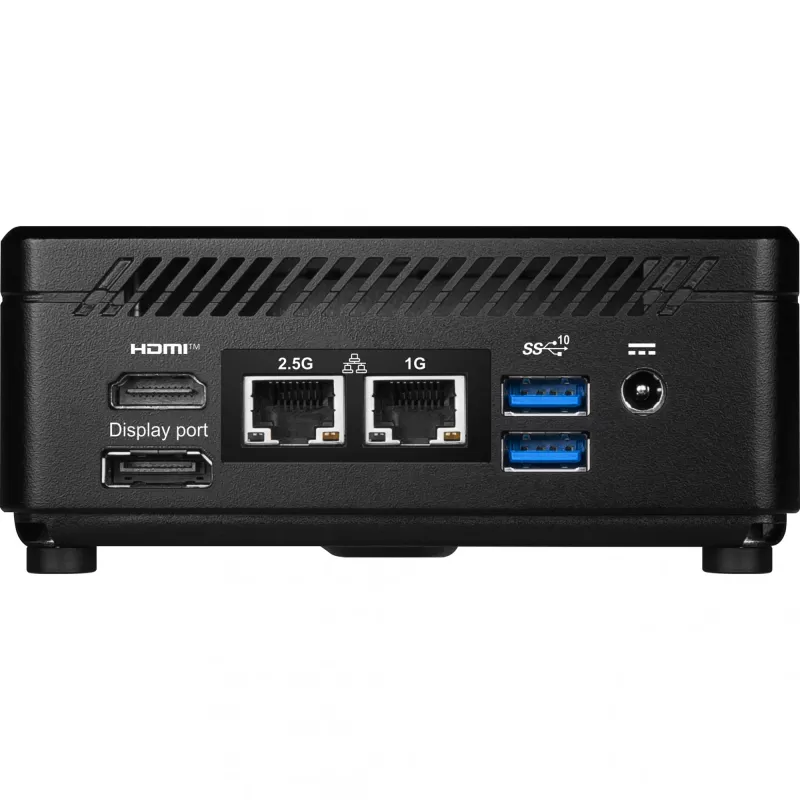 MSI Cubi 5 12M-002EU Intel® Core™ i5 i5-1235U 8 GB DDR4-SDRAM 512 GB SSD Windows 11 Pro mini-pc zwart