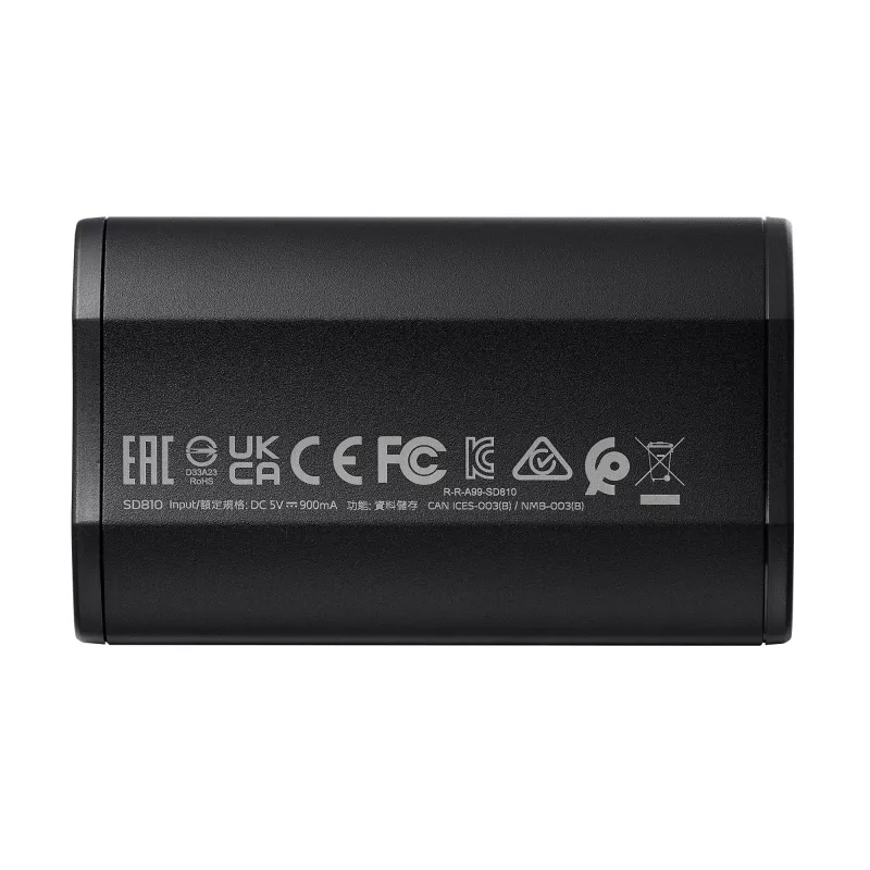 Externe SSD ADATA SD810 1 TB (1000 GB) USB 3.2 Gen 2x2, 2000 MB/s, IP68, aluminium behuizing