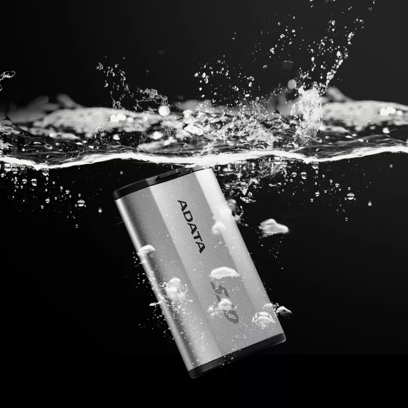 Draagbare SSD ADATA SD810 4 TB, USB Type-C, USB 3.2 Gen 2x2, 2000 MB/s lezen/schrijven, IP68 aluminium behuizing