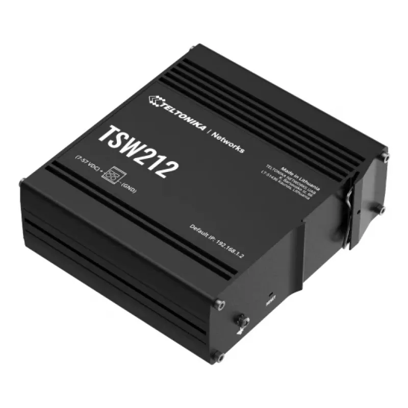 TELTONIKA TSW212 managed PoE+ Gigabit Ethernet-switch (8-poorts + 2 SFP)