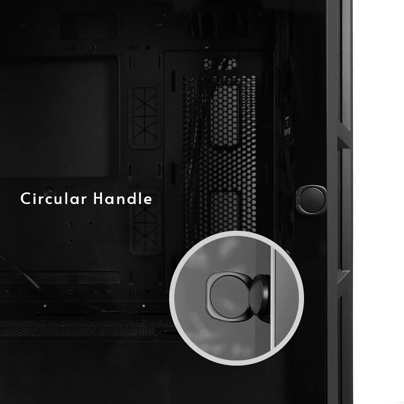 Chieftec APEX GA-01B-TG-OP ATX midi tower zwart