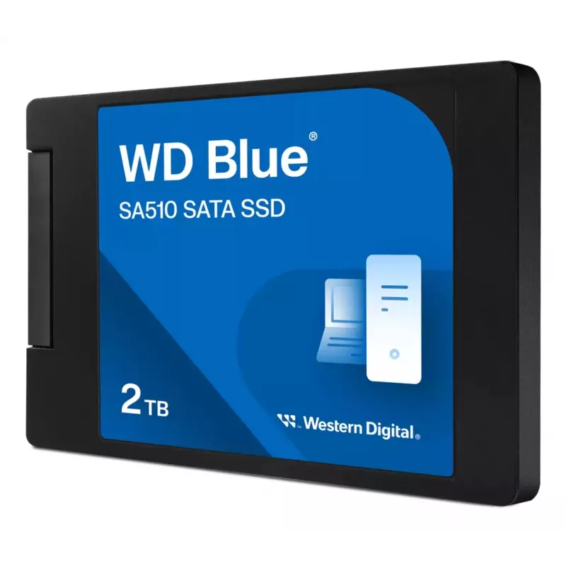 WESTERN DIGITAL SSD - WD Blue SA510 - 2TB - SATA 6Gb/s - 2,5 inch - 7mm behuizing