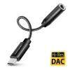 Axagon ADA-HC USB-C naar 3,5 mm jack – Hi-Res DAC audio-adapter, 384 kHz/32 Bit, stereo