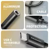 Axagon ADA-HC USB-C naar 3,5 mm jack – Hi-Res DAC audio-adapter, 384 kHz/32 Bit, stereo