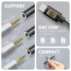 Axagon ADA-HC USB-C naar 3,5 mm jack – Hi-Res DAC audio-adapter, 384 kHz/32 Bit, stereo