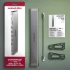 Axagon HMC-10HLS, USB 5Gbps-hub, 4x USB-A, HDMI 4k/60Hz, RJ-45, SD/microSD, PD 100W