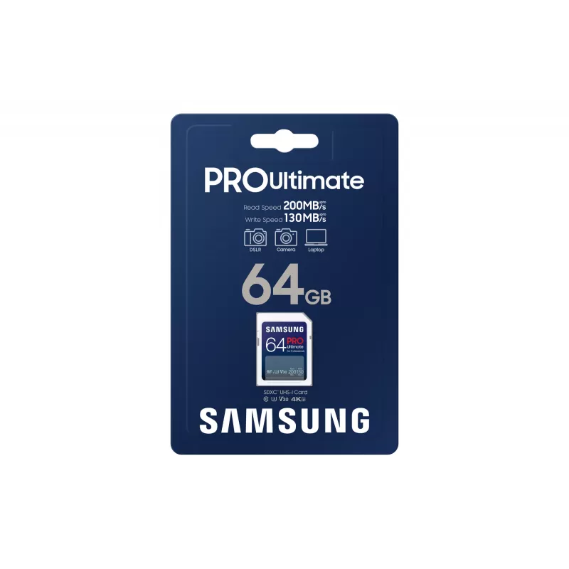 Flashgeheugen Samsung 64 GB SDXC UHS-I Class 3 PRO Ultimate