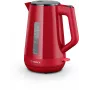Elektrische waterkoker Bosch TWK1M124 — 1,7 L, 2400 W, rood, draadloos, 360°-basis