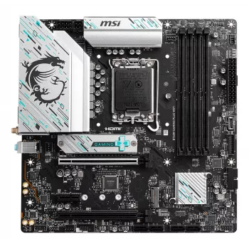 Moederbord MSI B760M GAMING PLUS WIFI – Intel B760, LGA 1700, micro ATX, DDR5, 4 DIMM, Wi‑Fi 6E, 2.5Gb LAN