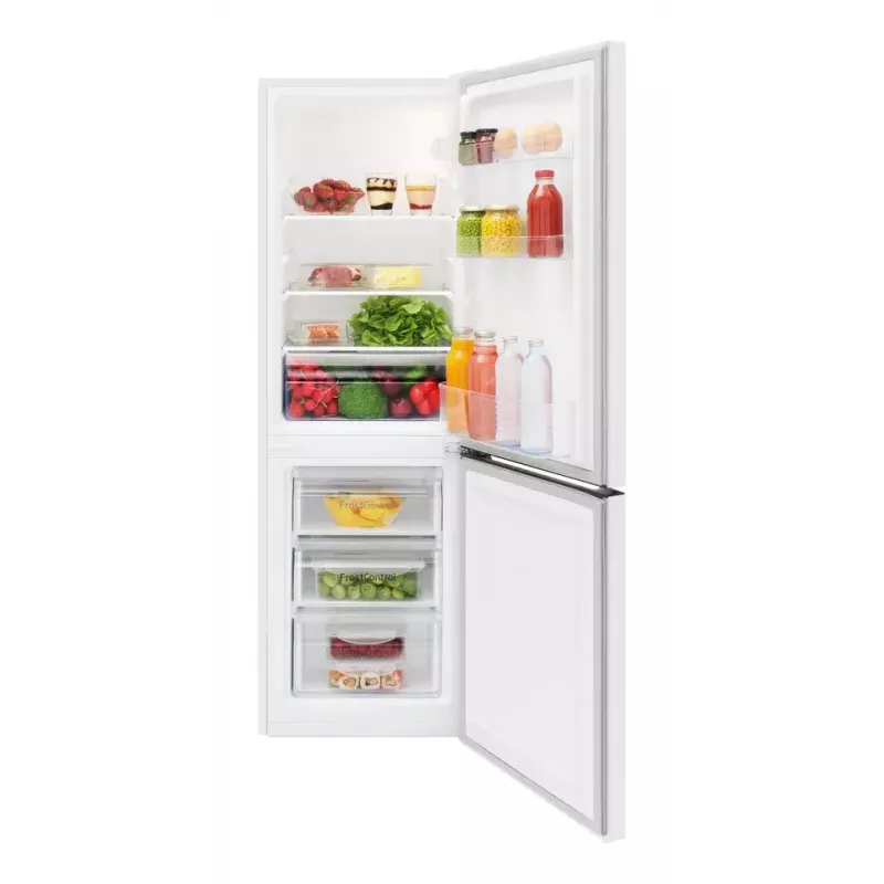 Amica FK200.4(E) vrijstaande koel-vriescombinatie, vriezer onderin, koelkast 109 l + vriezer 48 l, energieklasse E, wit