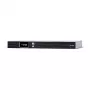 Rackmount Line-Interactive USV CYBERPOWER OR1500ERM1U — 1,5 kVA / 900 W, 6× C13-uitgangen, LCD, hot-swap VRLA-accu, 1U, zilver