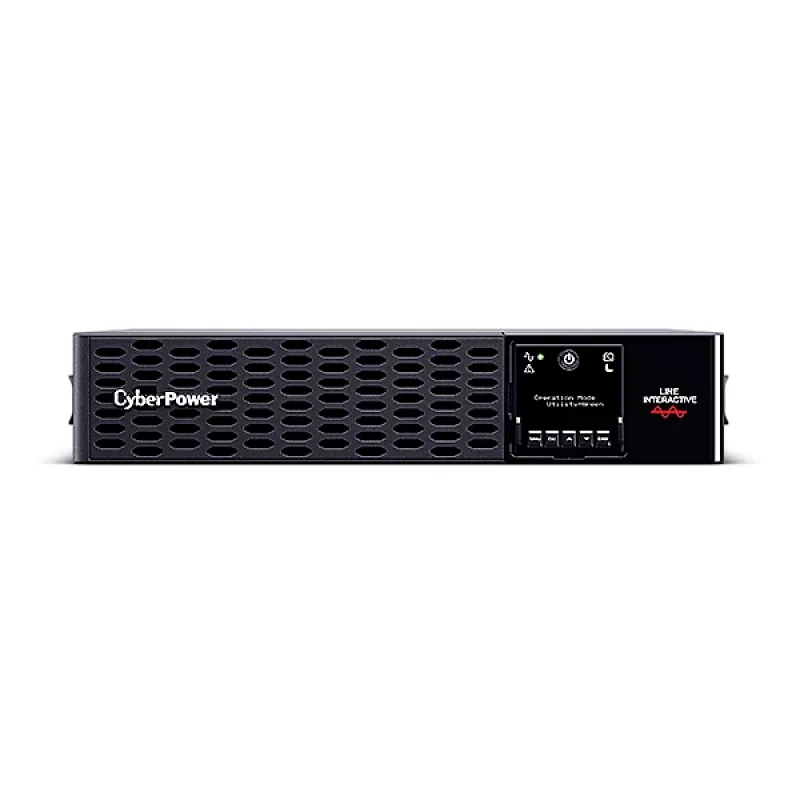 Uninterruptible Power Supply CYBERPOWER PR1000ERT2U, 1 kVA (1000 W), Line-Interactive, 10x C13-uitgangen, zuivere sinus, rack/tower 2U