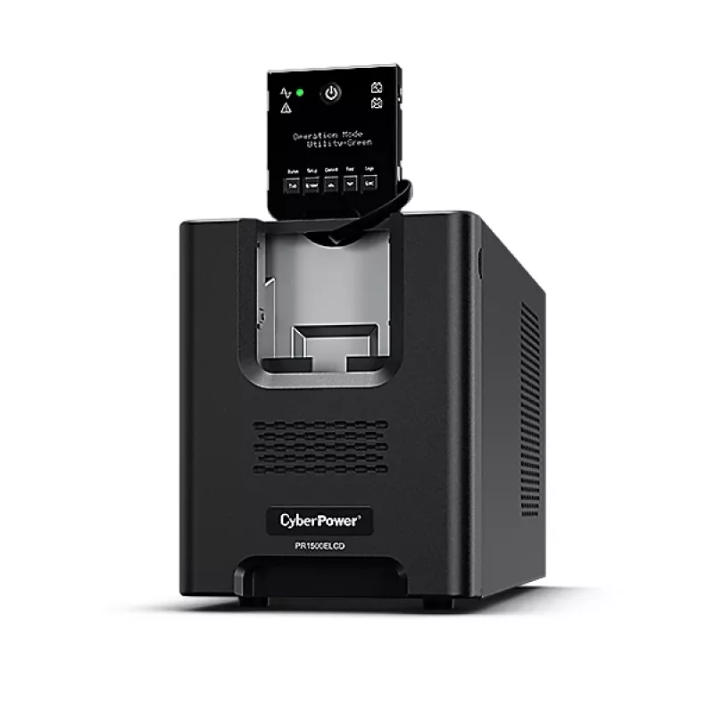 CyberPower PR1500ELCD uninterruptible power supply (USV) Line-Interactive 1,5 kVA 1350 W 8 AC-uitgangen