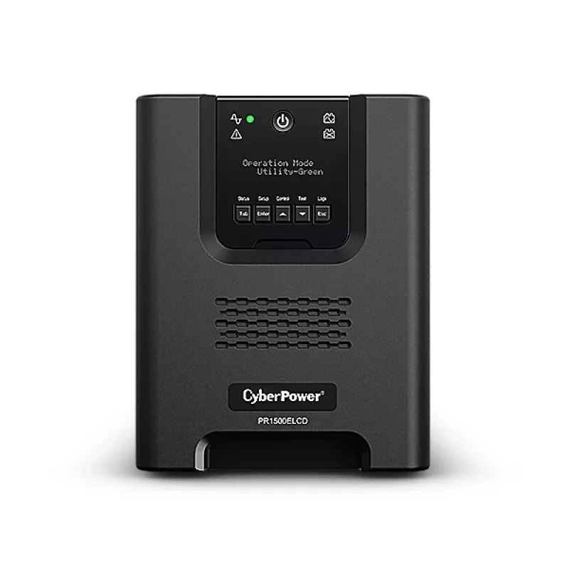 CyberPower PR1500ELCD uninterruptible power supply (USV) Line-Interactive 1,5 kVA 1350 W 8 AC-uitgangen