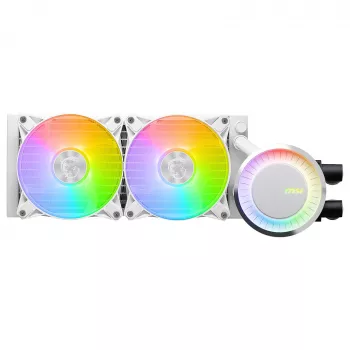 MSI MAG Coreliquid E240 WHITE moederbord, processor vloeistofkoelset 12 cm