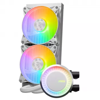 MSI MAG Coreliquid E240 WHITE moederbord, processor vloeistofkoelset 12 cm