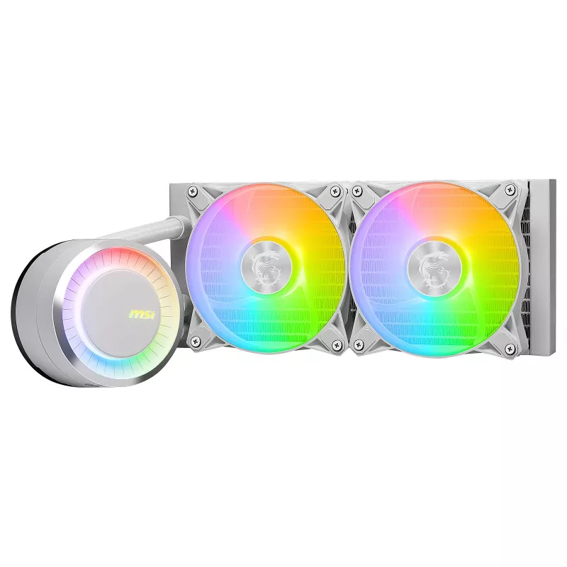 MSI MAG Coreliquid E240 WHITE moederbord, processor vloeistofkoelset 12 cm