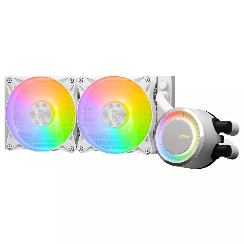 MSI MAG Coreliquid E240 WHITE moederbord, processor vloeistofkoelset 12 cm