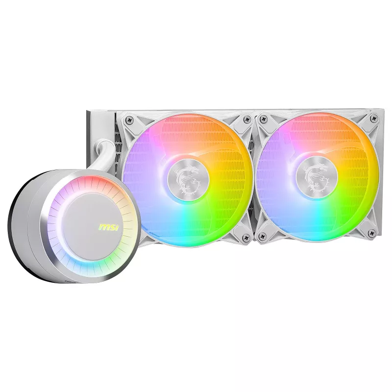 MSI MAG Coreliquid E240 WHITE moederbord, processor vloeistofkoelset 12 cm