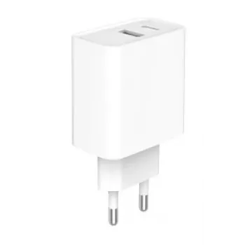 GEMBIRD USB-snellader – Type-A & C 2-poorts 20 W – wit