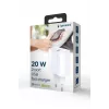 GEMBIRD USB-snellader – Type-A & C 2-poorts 20 W – wit