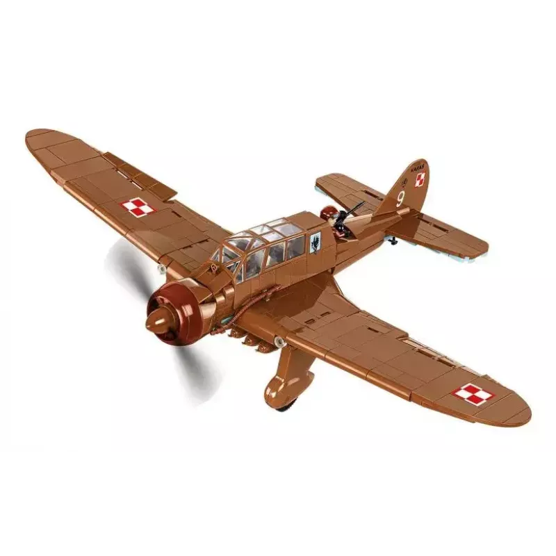 Bouwpakket Cobi PZL.23 Karaś 586 onderdelen