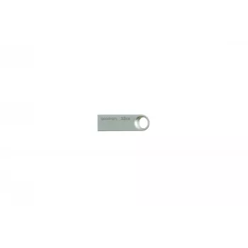 USB-flashdrive GOODRAM UNO3-0320S0R11 32 GB, USB Type-A, USB 3.2 Gen 1, metaal, kapjesloos, zilver