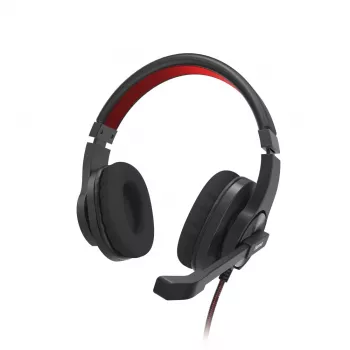 Hama HS-USB400 V2 headset bedraad hoofdband kantoor/callcenter USB Type-A zwart, rood