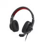 Hama HS-USB400 V2 headset bedraad hoofdband kantoor/callcenter USB Type-A zwart, rood