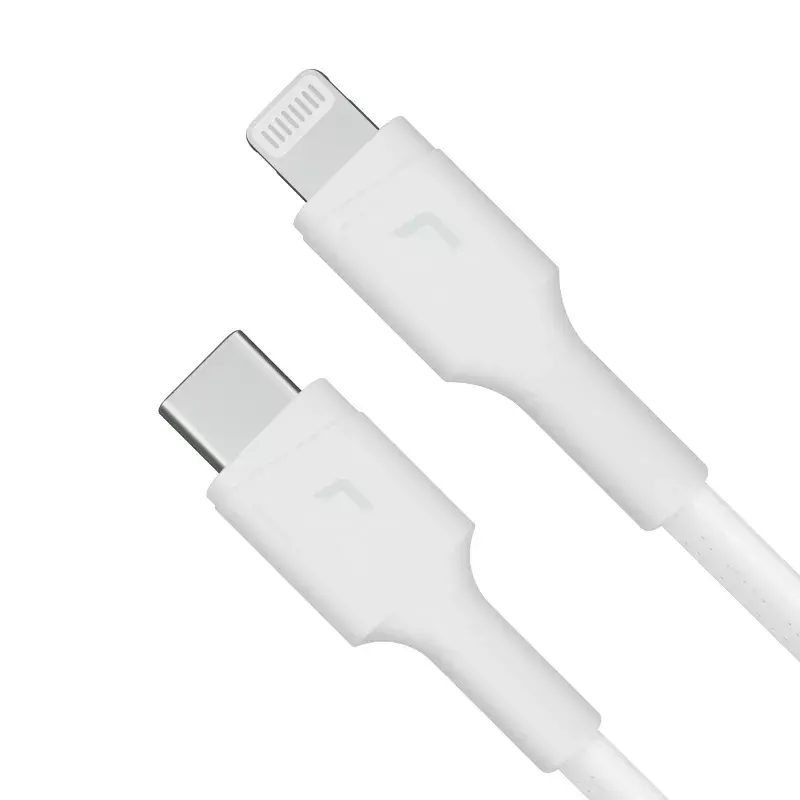 Green Cell PowerStream KABGC07W USB-C-naar-Lightning-kabel, MFi, Power Delivery, 1 m, 29 W, wit