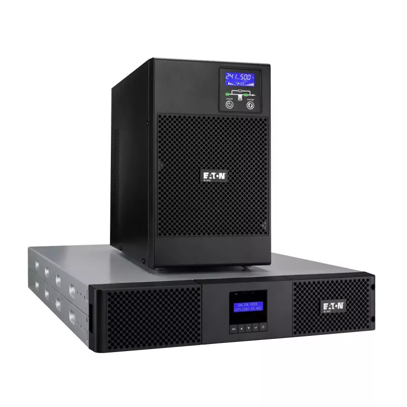 Noodstroomvoeding EATON 9E1000IR dubbelconversie 1 kVA 900 W 4 AC-uitgangen