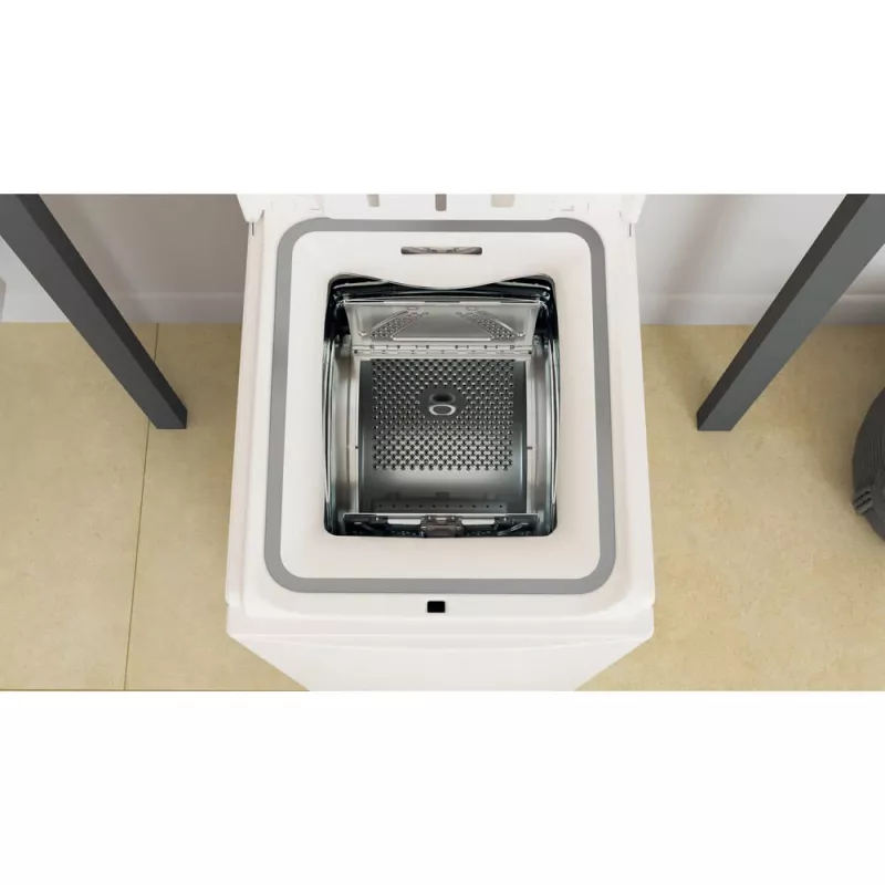 Whirlpool NTDLR 6040S PL/N bovenlader wasmachine, 6 kg, 1000 tpm, 6th Sense, energieklasse C, wit