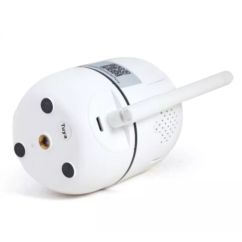 Gembird TSL-CAM-WRHD-02 slimme draaibare wifi-camera voor binnen, Full HD 1080p, Tuya, 355° draaibaar, wit