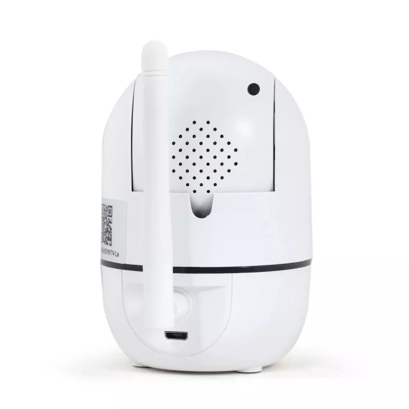 Gembird TSL-CAM-WRHD-02 slimme draaibare wifi-camera voor binnen, Full HD 1080p, Tuya, 355° draaibaar, wit
