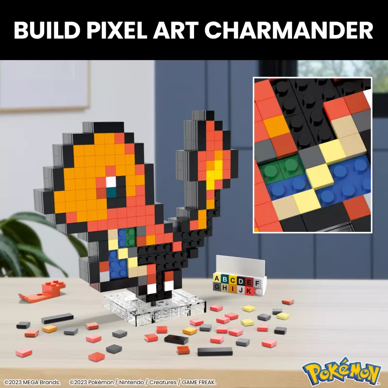 MEGA Pokémon Showcase Glumanda, 13 jaar, kunststof, 484 g