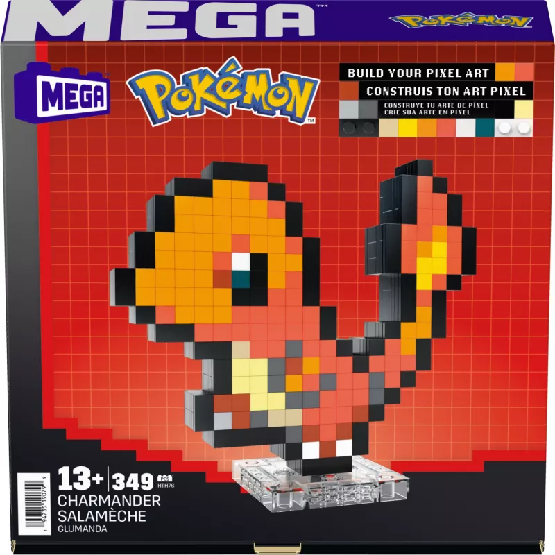 MEGA Pokémon Showcase Glumanda, 13 jaar, kunststof, 484 g