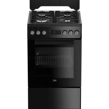 Beko FSE52321DBD fornuis vrijstaand fornuis elektrisch gas zwart