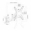 Wandbeugel ART RAMT AR-84G tv-beugel/standaard