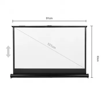Draagbaar projectiescherm MACLEAN MC-962 40 inch 16:9 vrijstaand matwit