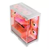 Pc-behuizing MODECOM Volcano SPACE APEX ARGB MIDI Tower wit – staal, zijvenster, ARGB-ventilator, USB-C
