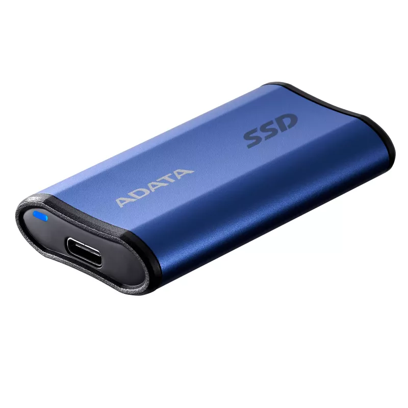 ADATA SE880 externe SSD van 1 TB, USB-C 3.2 Gen 2x2 (20 Gbit/s), tot 2000 MB/s, blauw