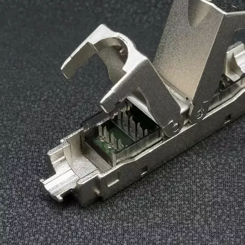 Gereedschapsloze RJ45-stekker QOLTEC 54540 CAT6 STP voor afgeschermde ethernetkabels