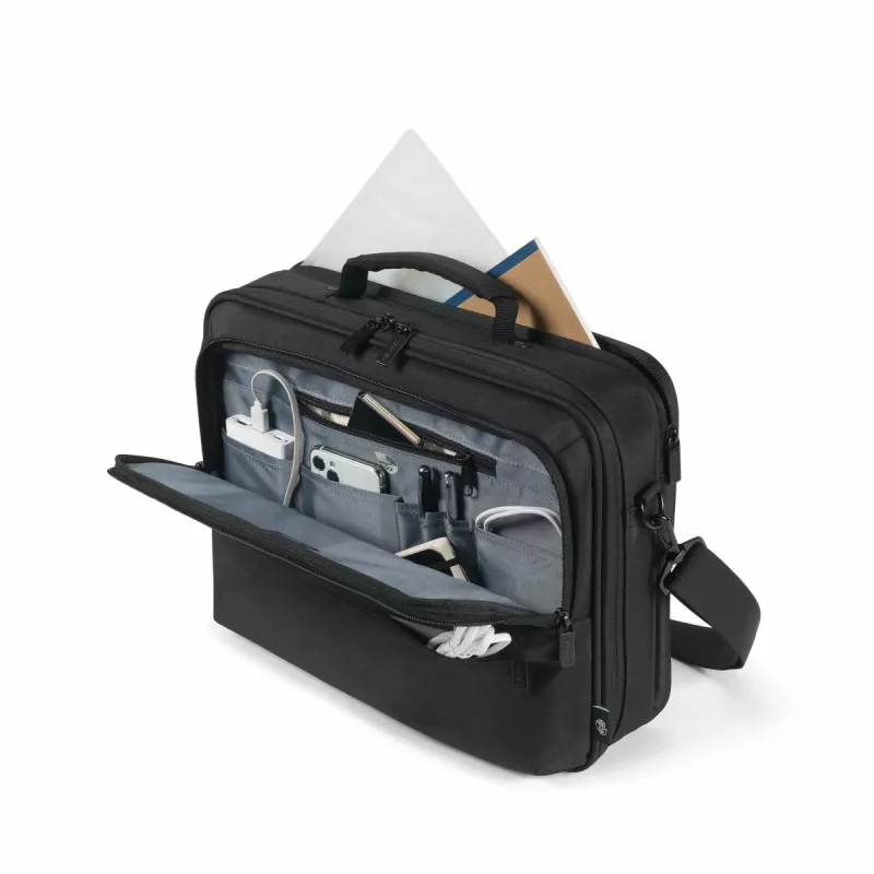 DICOTA Eco Multi Core - 13-14,1 inch laptoptas - zwart / 300D 100% gerecycled PET-polyester