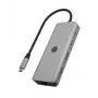 ICY BOX IB-DK4012-CPD bedraad USB 3.2 Gen 1 (3.1 Gen 1) Type-C antraciet, zwart