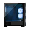 PC-behuizing MODECOM Horizon ARGB FLOW MIDI zwart — E-ATX-ondersteuning, gehard glas, ARGB, USB-C, max. GPU 400 mm