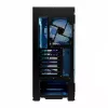 PC-behuizing MODECOM Horizon ARGB FLOW MIDI zwart — E-ATX-ondersteuning, gehard glas, ARGB, USB-C, max. GPU 400 mm