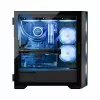 PC-behuizing MODECOM Horizon ARGB FLOW MIDI zwart — E-ATX-ondersteuning, gehard glas, ARGB, USB-C, max. GPU 400 mm