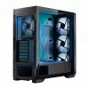 PC-behuizing MODECOM Horizon ARGB FLOW MIDI zwart — E-ATX-ondersteuning, gehard glas, ARGB, USB-C, max. GPU 400 mm