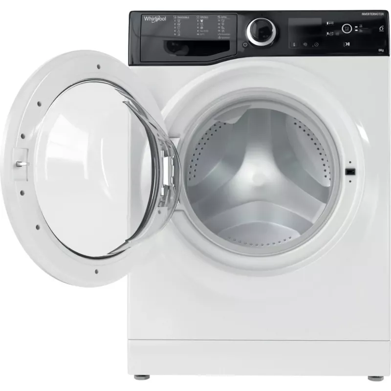 Whirlpool WRBSS 6249 S EU vrijstaande slanke frontlader wasmachine 6 kg 1200 tpm, energieklasse C, wit