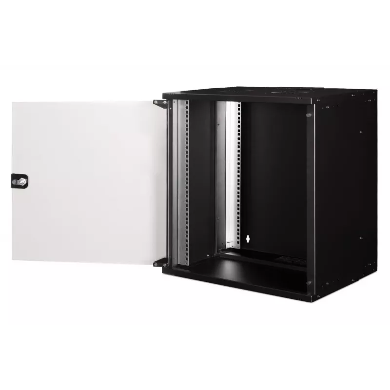 DIGITUS 19IN 12U wandmontagekast - SOHO PRO 595 x 540 x 400mm zwart